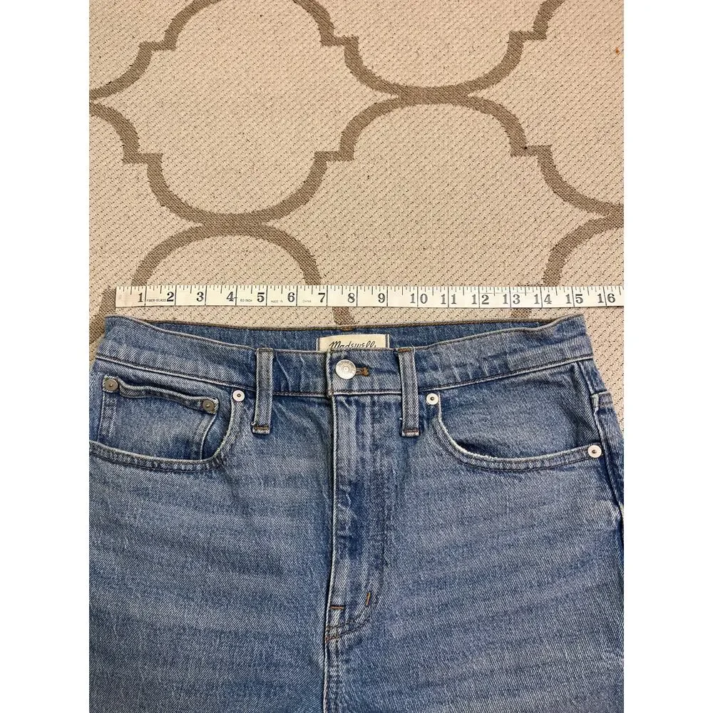 Madewell The High-Rise Slim Boyjean in Neal Wash, TENCEL Denim Edition , size 27 - Picture 5 of 15